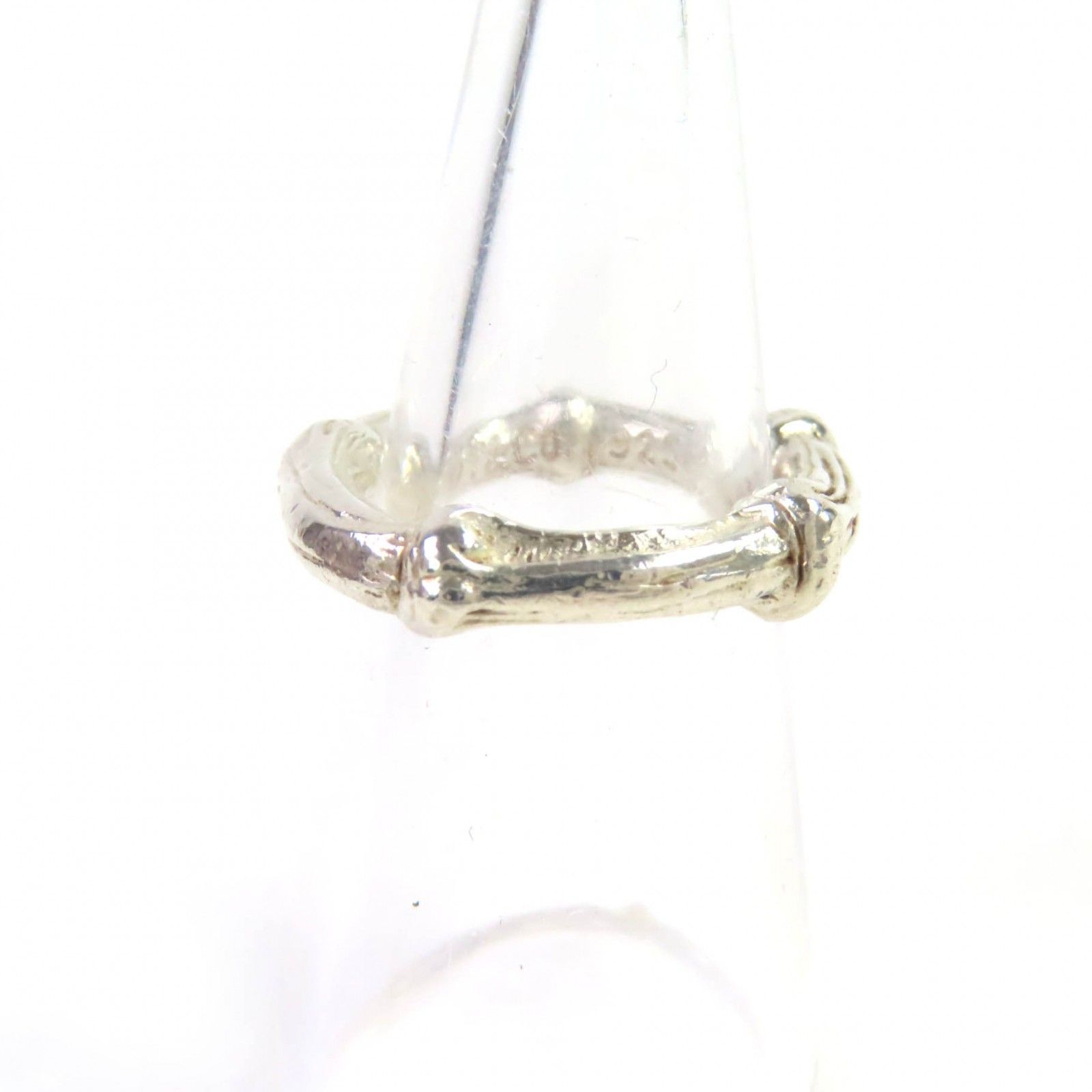 美品△TIFFANY&Co. ティファニー SV925 BAMBOO RING バンブー リング  