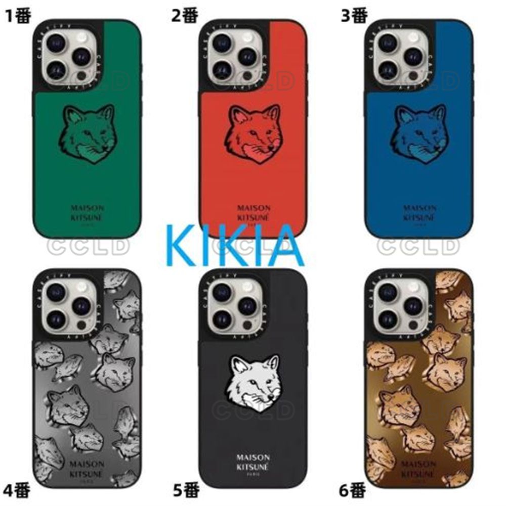 新品 MAISON KITSUNE CASETiFY MagSafe対応 小狐のデザイン 新品 MAISON KITSUNE CASETiFY MagSafe対応 小狐のデザイン