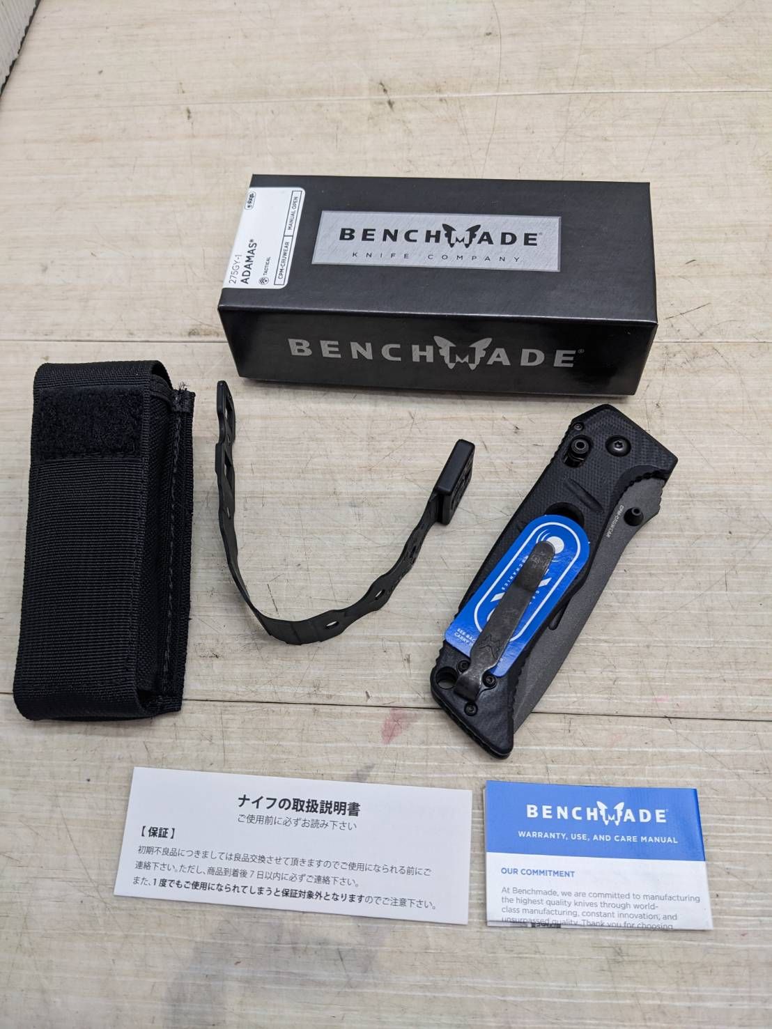 S93023 BENCHMADE ベンチメイド 275 GY-1 ADAMAS
