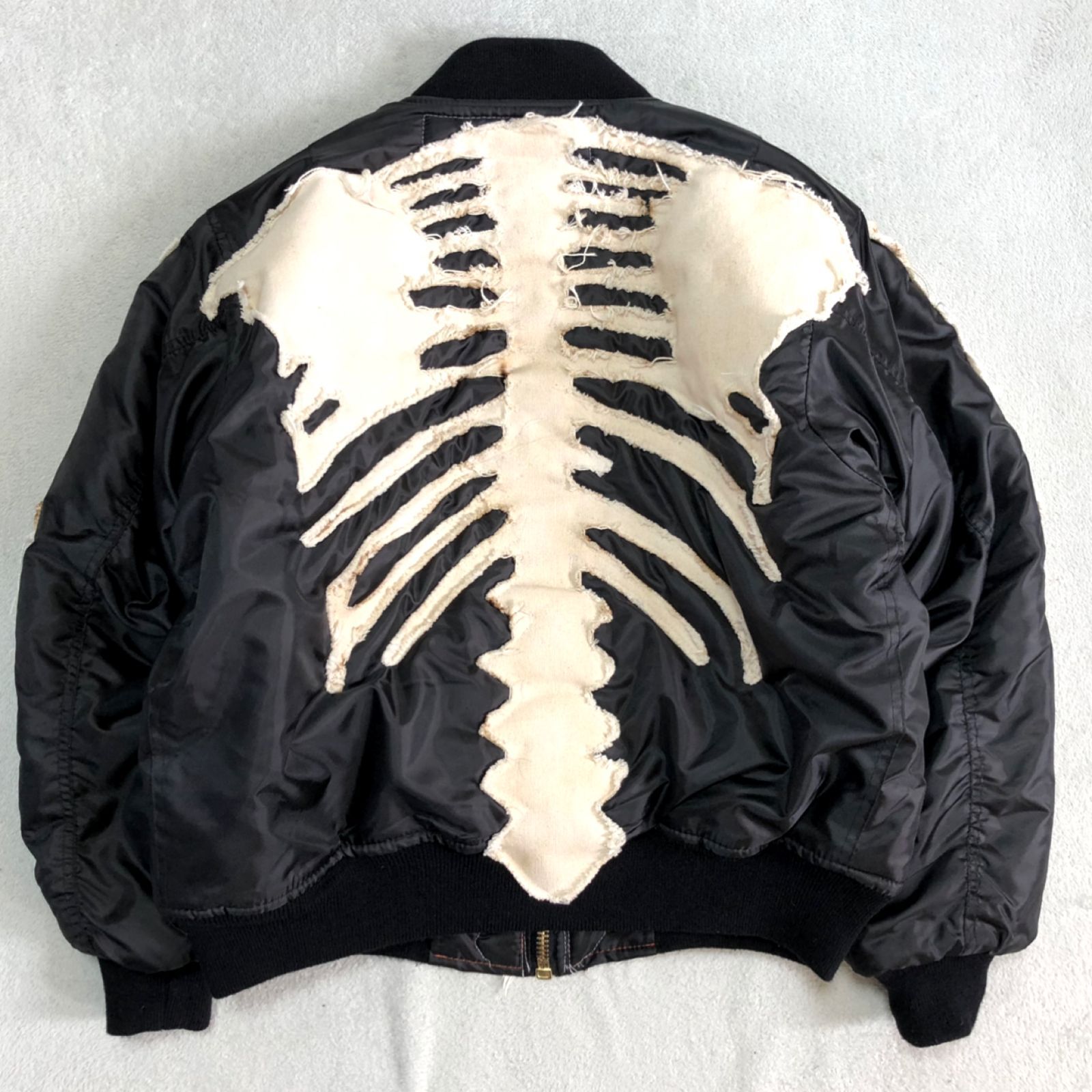 yutaka someya born ボーン MA-1フライトジャケット Yutaka Someya Human bone jacket MA-1 ボンバージャケット