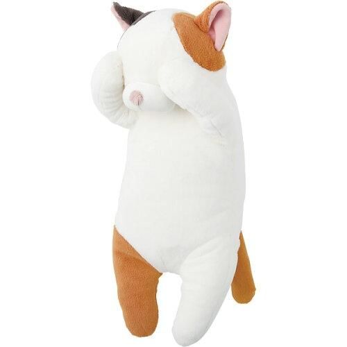 【新品・2営業日で発送】りぶはあと(Livheart) りぶはあと 抱き枕 くびねっこ ミケネコ (全長約45cm) 猫 ぬいぐるみ 87034-11 W16xD16xH45cm