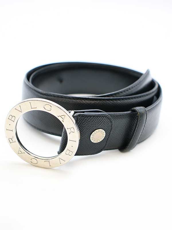 ブルガリ BVLGARI ベルト レザー ブラック 105/42