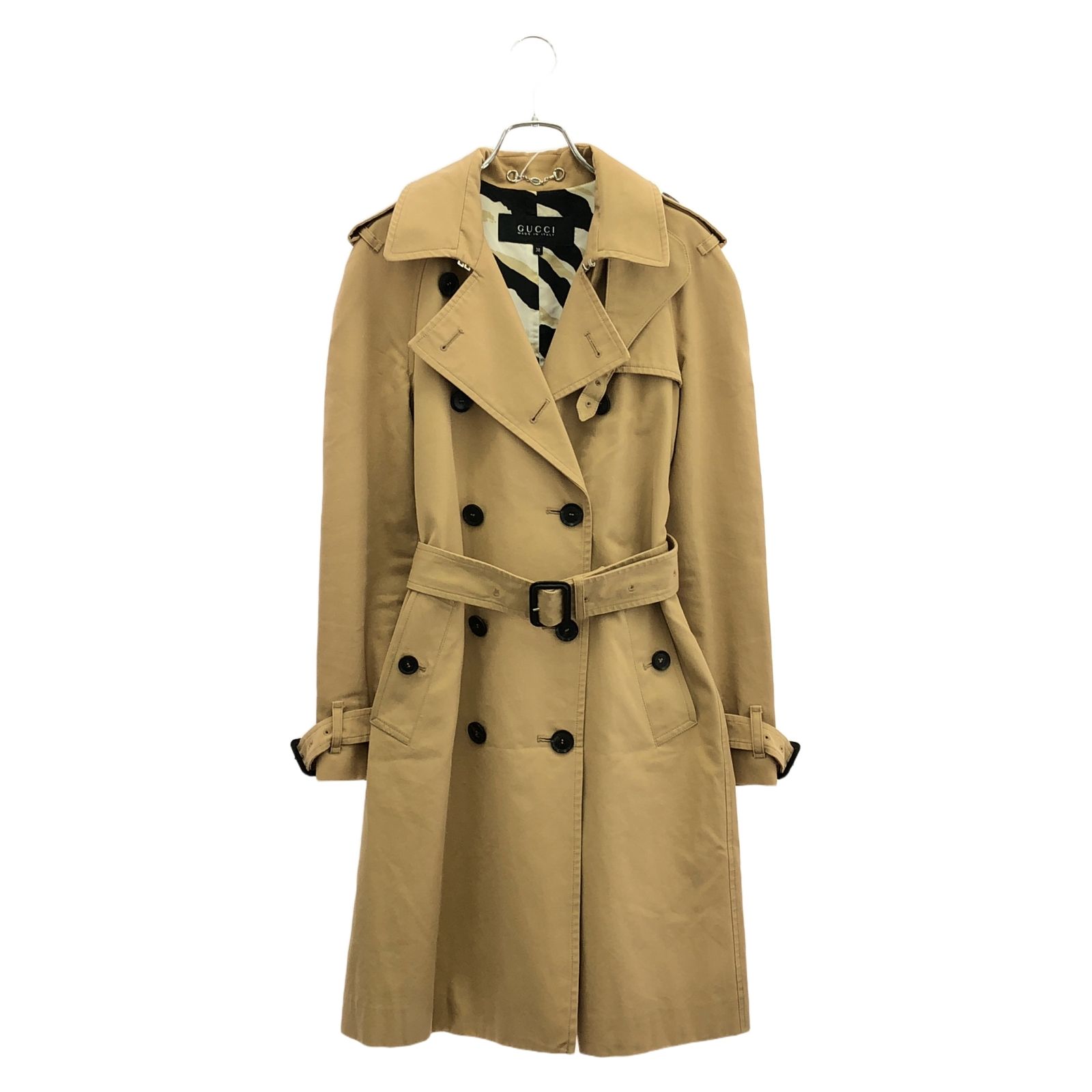グッチ GUCCI トレンチコート トレンチコート ベージュ 354409 ベージュ コットン トレンチコート ベージュ 354409 レディース Used A