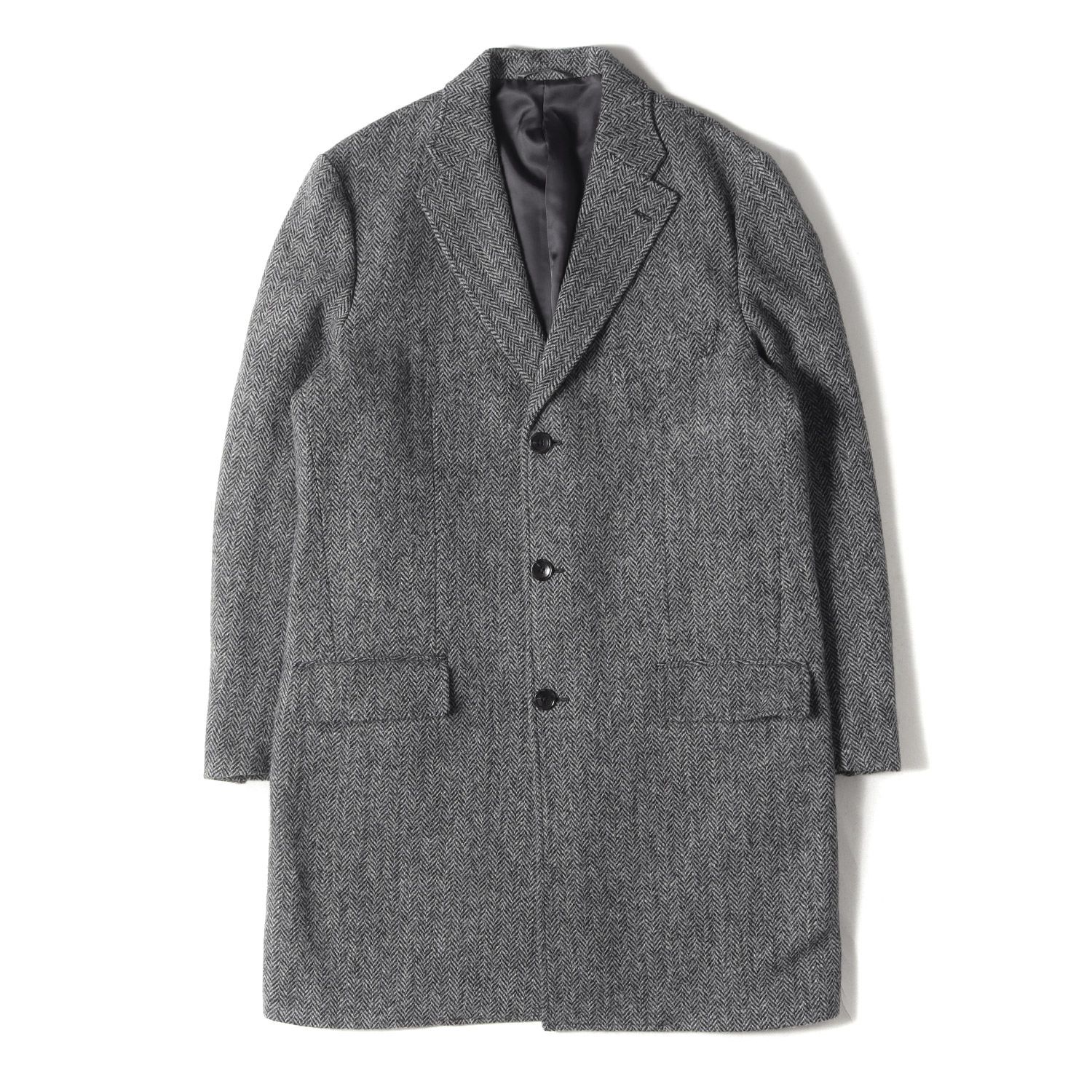 Harris Tweed チェスターコート 100%ウール　サイズ3L メンズスーツKOKUBO ハリスツイード チェスターコート 秋冬春 ウール