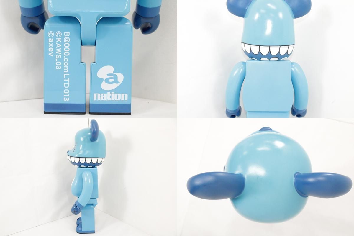 ベアブリック  a-nation KAWS  400%&100% カウズ BE@RBRICK ベアブリック KAWS 400% 100% Bearbrick x a-nation KAWS