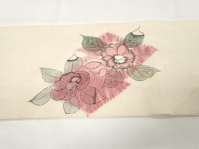 平和屋着物○九寸名古屋帯 辻が花 絞り 鬼しぼ縮緬 正絹 逸品 CAAX9296yk