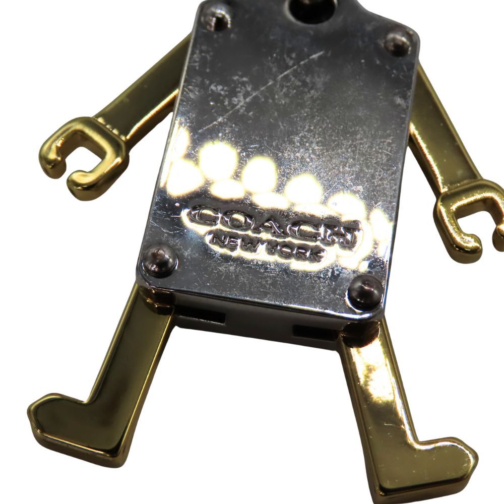 中古】COACH コーチ バッグチャーム ロボット F65429 モバブル