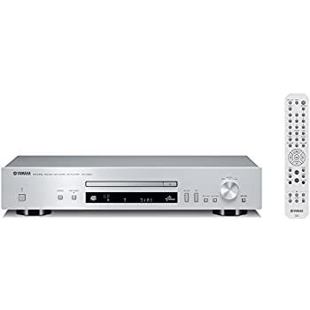 [Used] Yamaha Network CD Player 192 kHz/24 Bit Hi-Res Sound Source Compatible Silver CD-N301 (S)