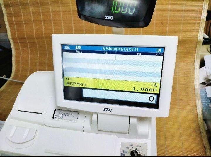 テックレジスター　FS-2055-V2　店名無料　インボイス対応　030558 テックレジスター FS-2055-V2 店名無料 インボイス対応 030558