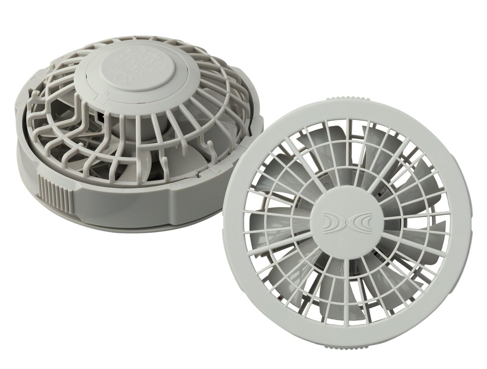 【新着商品】グレー(2個) FAN-2200G ワンタッチファン 8209711 空調服