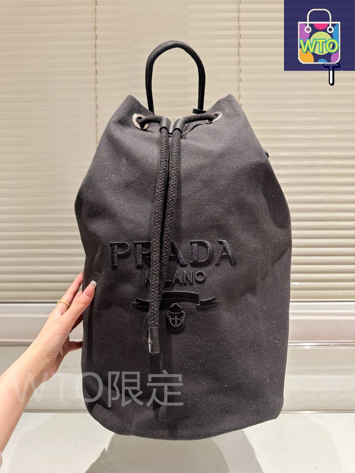 K【新品未使用】また値下げ!PRADA⭐︎ 今日特価】Prada プラダ ヴィンテージ メンズキャンバスバッグ