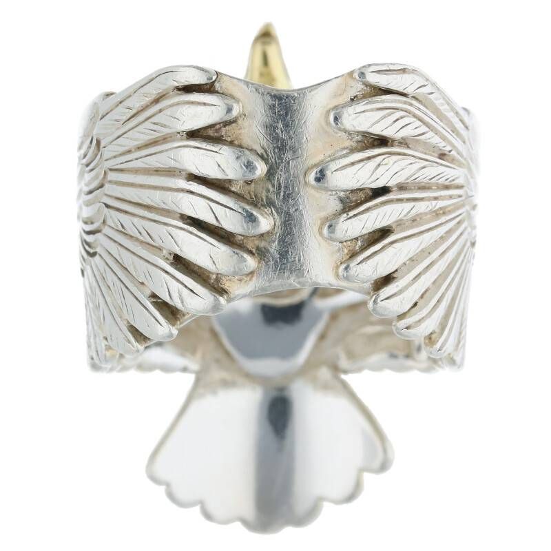 ケンキクチ　リング KEN KIKUCHI ケンキクチ イーグルリング シルバー シルバー系 14