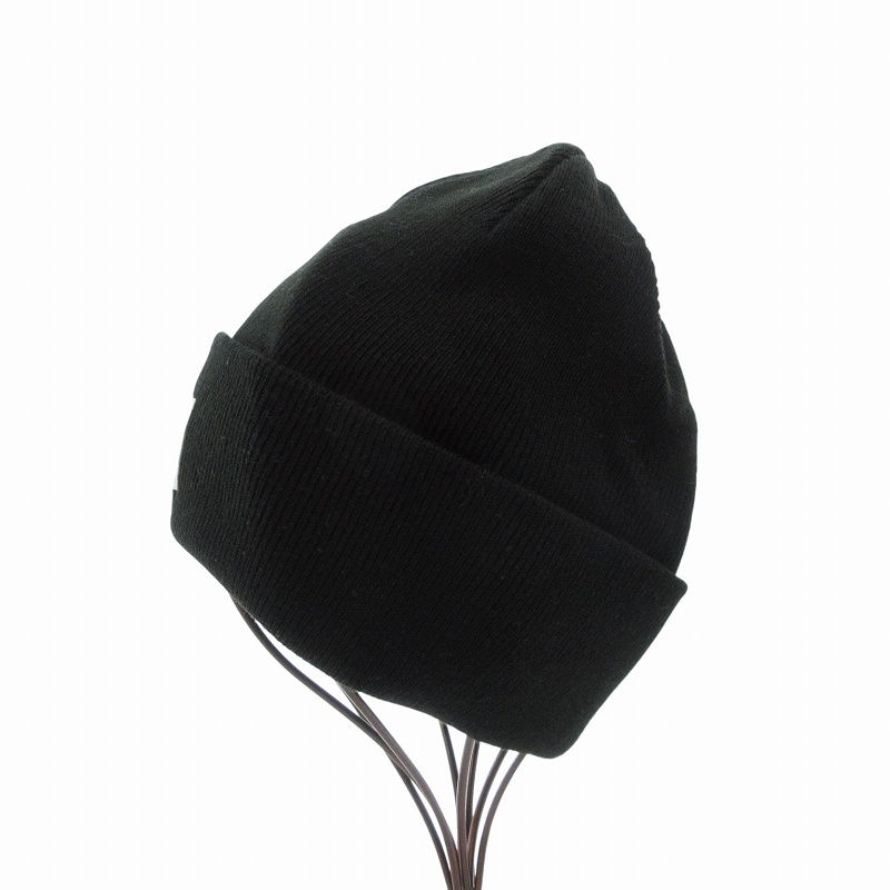 ダブルタップス WTAPS 美品 ニット帽 ビーニー ロゴ バイカラー