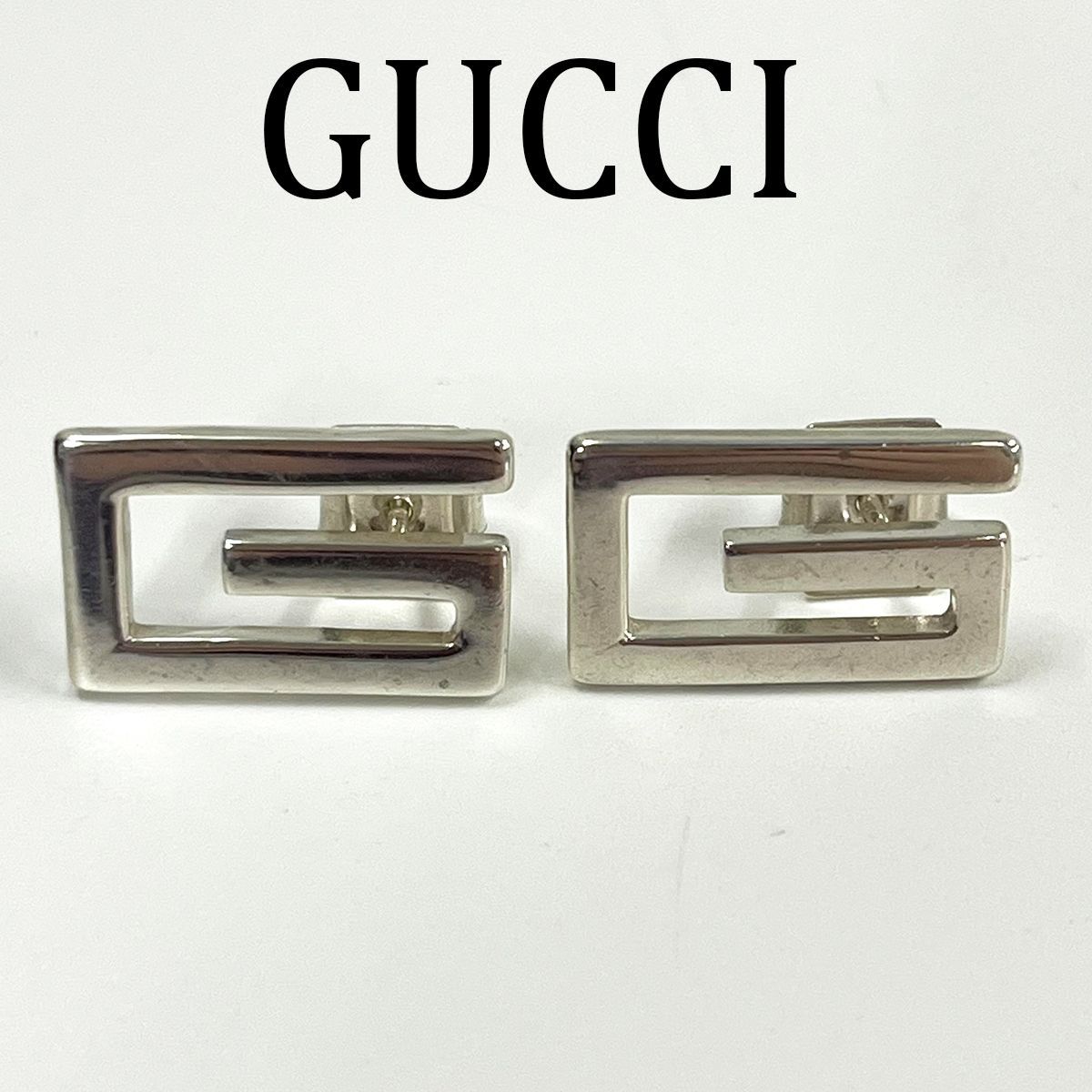 GUCCI グッチ Gロゴ ピアス シルバー 925