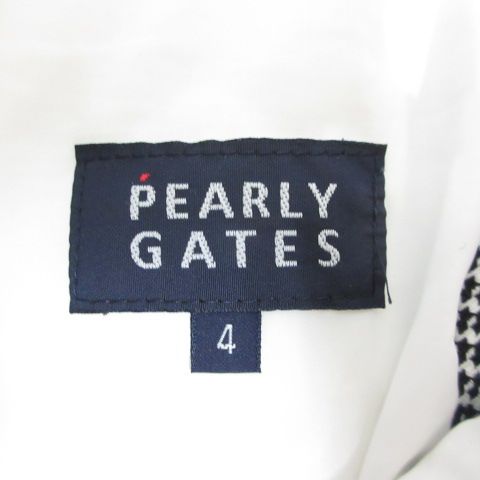 PEARLY GATES 4 チェックパンツ ワッペン ストレート PEARLY GATES 4 チェックパンツ ワッペン ストレート - メルカリ