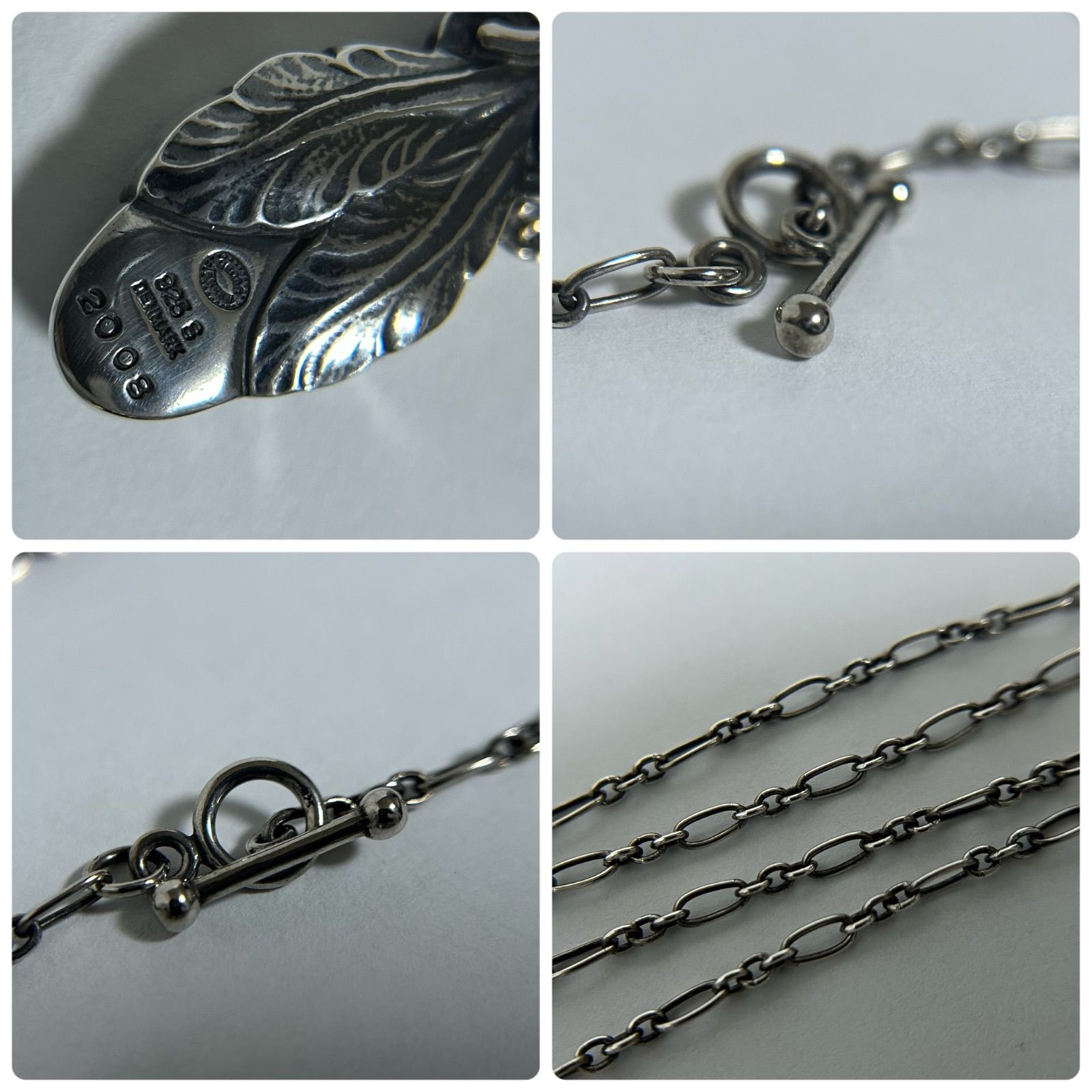 ジョージジェンセン 925S デザイン ペンダント ネックレス ジョージジェンセン Georg Jensen デザイン ネックレス 2007