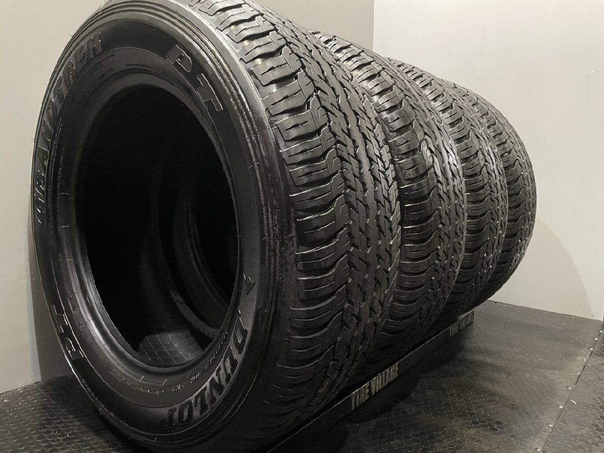 DUNLOP GRANDTREK PT AT25 265/60R18 18インチ 夏タイヤ 4本 22年製 バリ溝 ランクルプラド ベンツ/Gクラス等　(VTY616)クレジットカード QRコード決済可能 DUNLOP GRANDTREK PT AT25 265/60R18 18インチ 夏タイヤ 4本 22年製