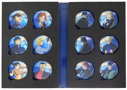 バッジ・ビンズ　集合 缶バッジコレクション(12種セット) 「劇場版 名探偵コナン 黒鉄の魚影」 セブンネット限定 中古】バッジ・ピンズ 集合 缶バッジコレクション(12種セット