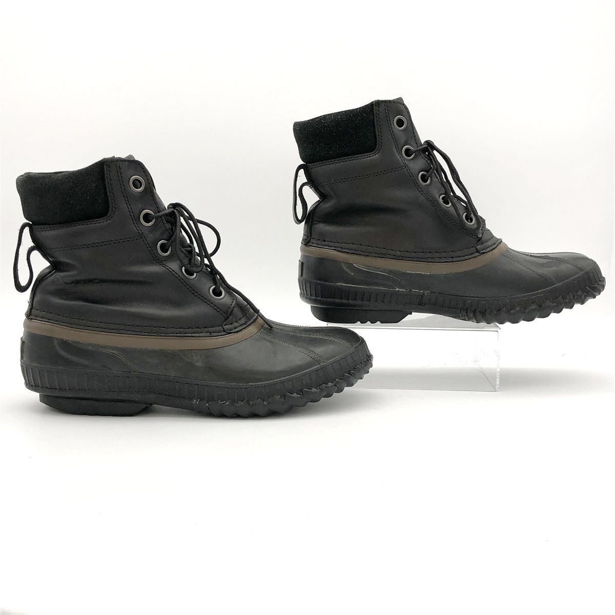 SOREL NM1704 スノーブーツ レザー シャイアン 防水 ブラック