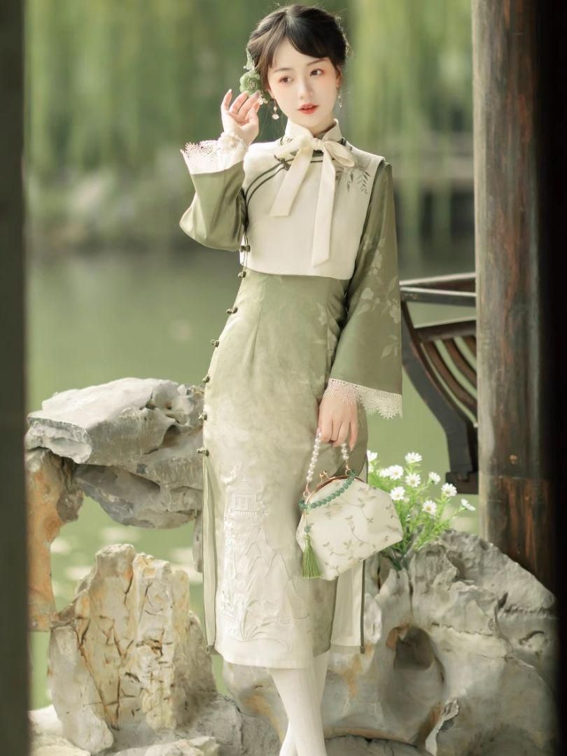 HF-183レトロ中華風漢服 レディース 日常ドレス 撮影用コスプレ衣装 HF-189レトロ中華風漢服 レディース 日常ドレス 撮影用コスプレ