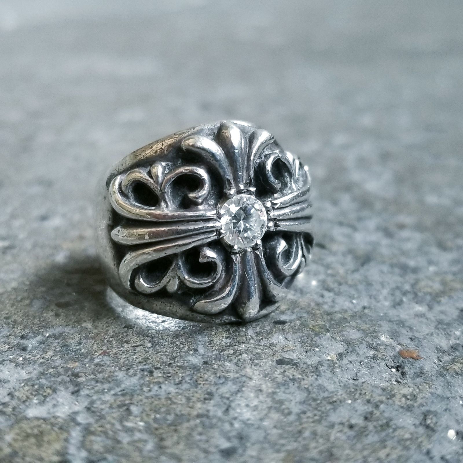 CHROME HEARTS KEEPER RING 1DIA 16号 クロムハーツ キーパー