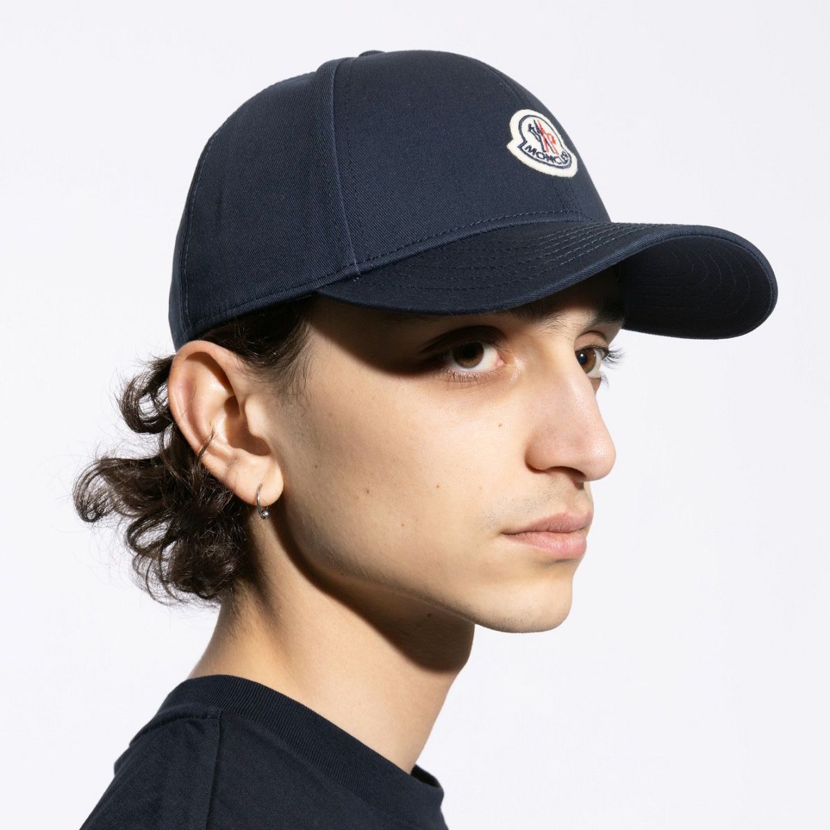 【ラコ】MONCLER ネイビー ベースボールキャップ Moncler モンクレール／ベースボールキャップ／ネイビー ラコ】MONCLER