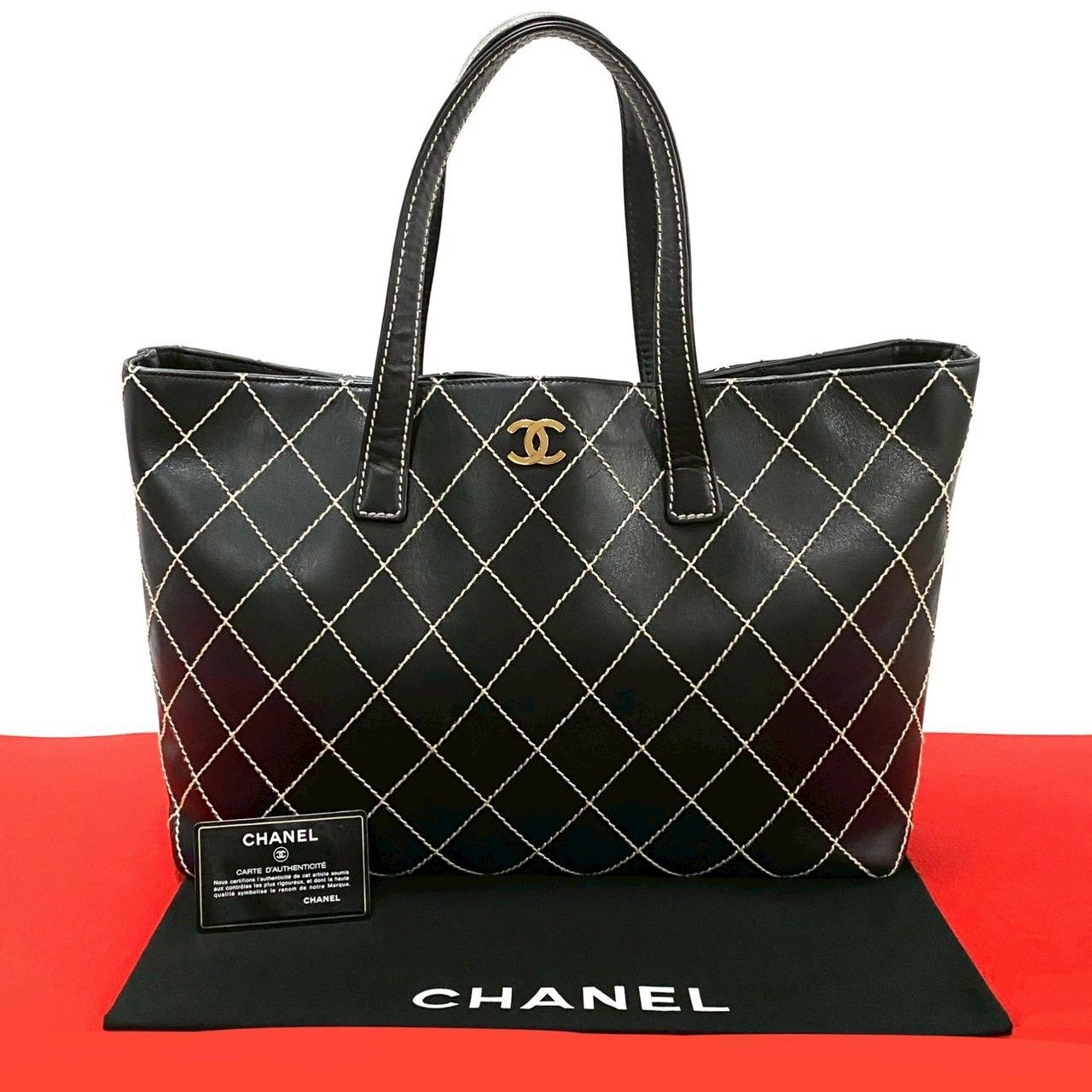 極 美品 カード シール有 7番台 CHANEL シャネル マトラッセ