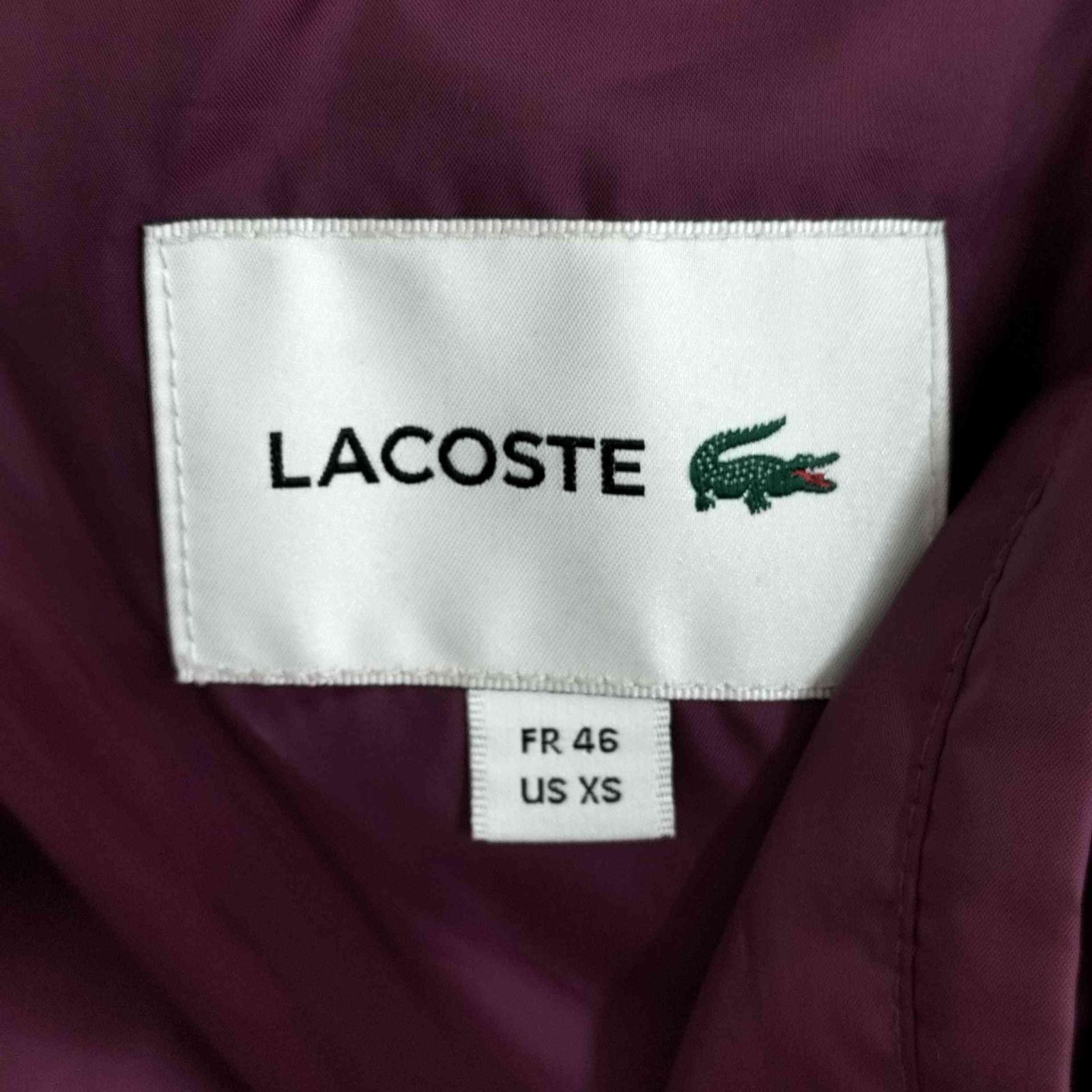 ラコステ LACOSTE ピケダウンジャケット メンズ JPN：XS - メルカリ