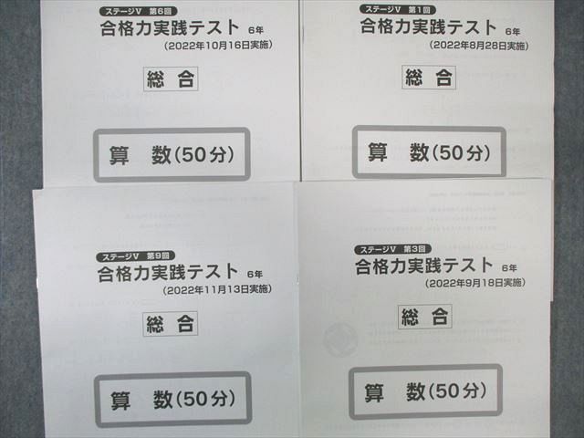 VZ02-001 日能研 小6 全国公開模試/学習力育成/合格力実践テスト 通年セット 国語/算数/理科/社会 【計37回分】 2022☆ 00 L2D  - メルカリ