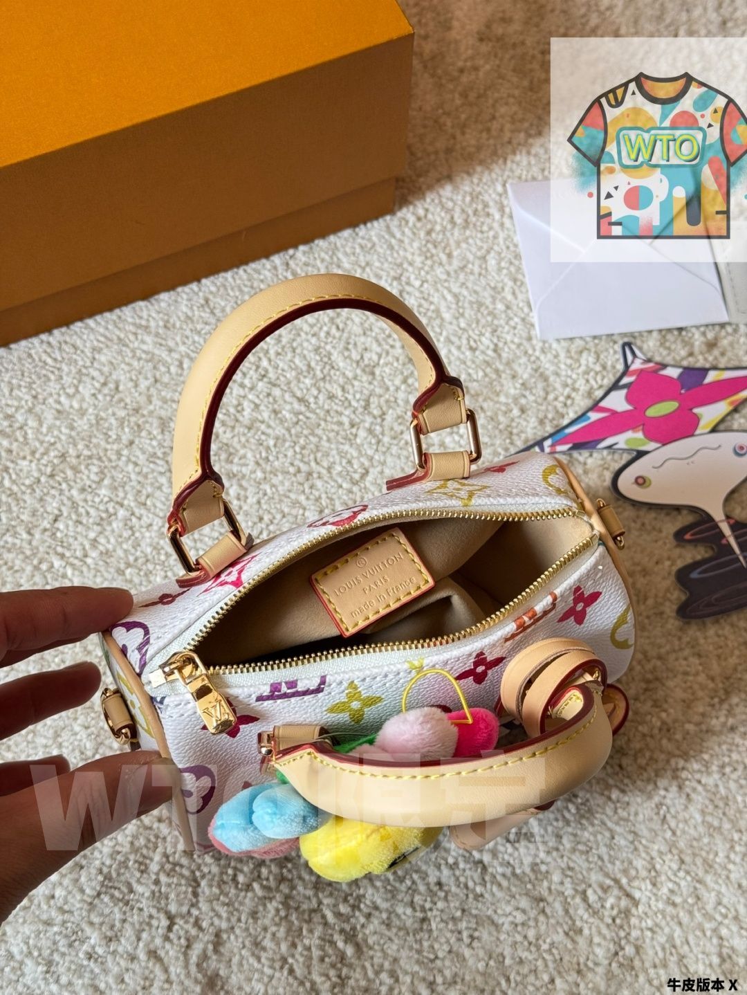 ★新品未使用★国内正規品★LV TM ナノ・スピーディ★村上隆★ルイヴィトン LOUIS VUITTON ルイヴィトン 村上隆 LV × TM ナノ スピーディ