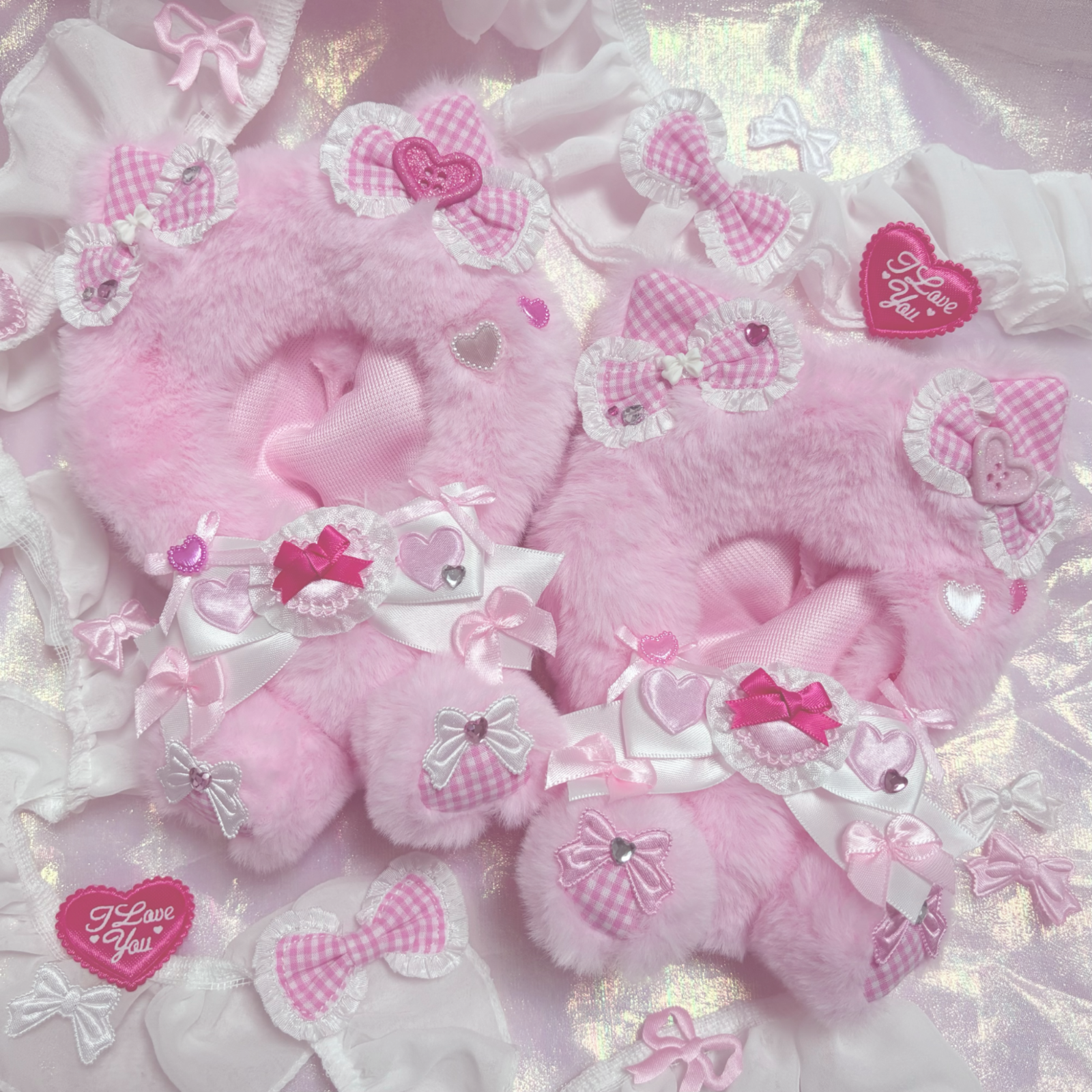 【16cm】frill ribbon deco cat