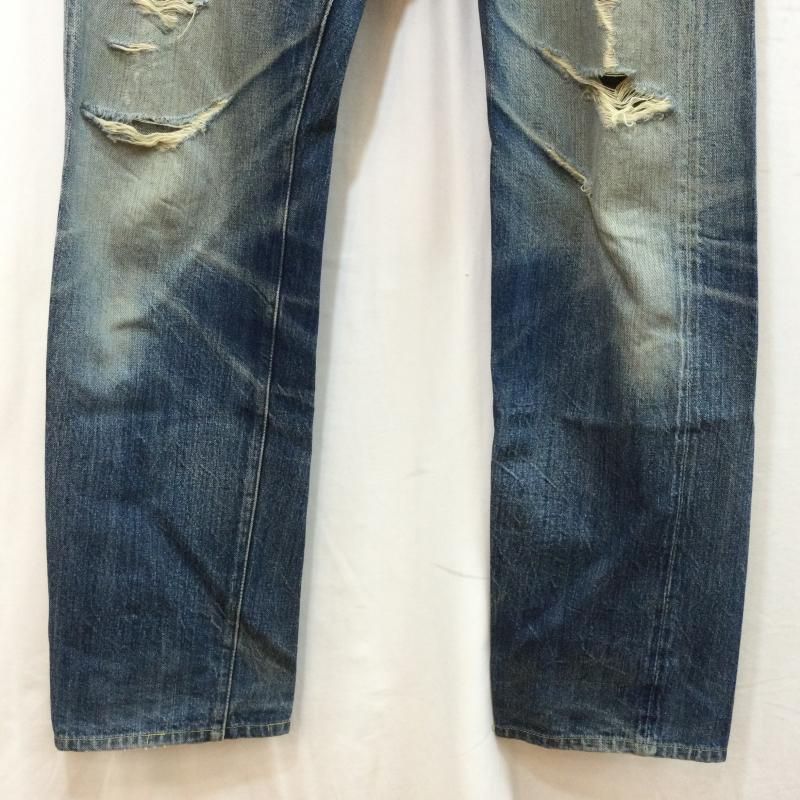 ★ Levi’s リーバイス　日本製　66501 ボタンフライ　デニム　ダメージ ☆ Levi's リーバイス 日本製 66501 ボタンフライ デニム