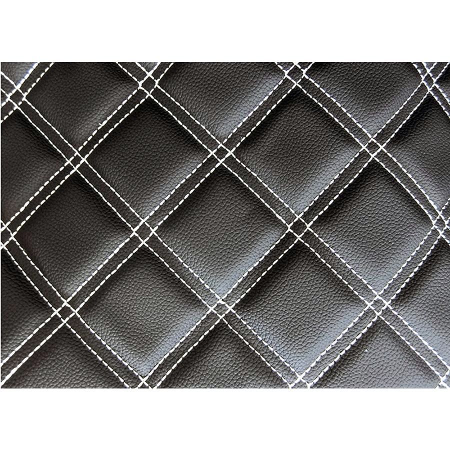 シートカバー ハイゼット カーゴ バン ヘッドレスト 一体型 前席用 赤 青 白 黒 ステッチ 軽バン トラック 内装 部品 カスタム パーツ ダイハツ BRIGHTFACE_UK