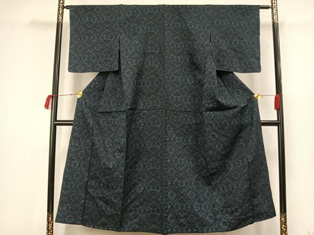 平和屋着物▽江戸小紋　単衣　吉祥花文　正絹　逸品　AAAW7849fy 平和屋着物▽江戸小紋 単衣 吉祥花文 正絹 逸品 AAAW7849fy - メルカリ