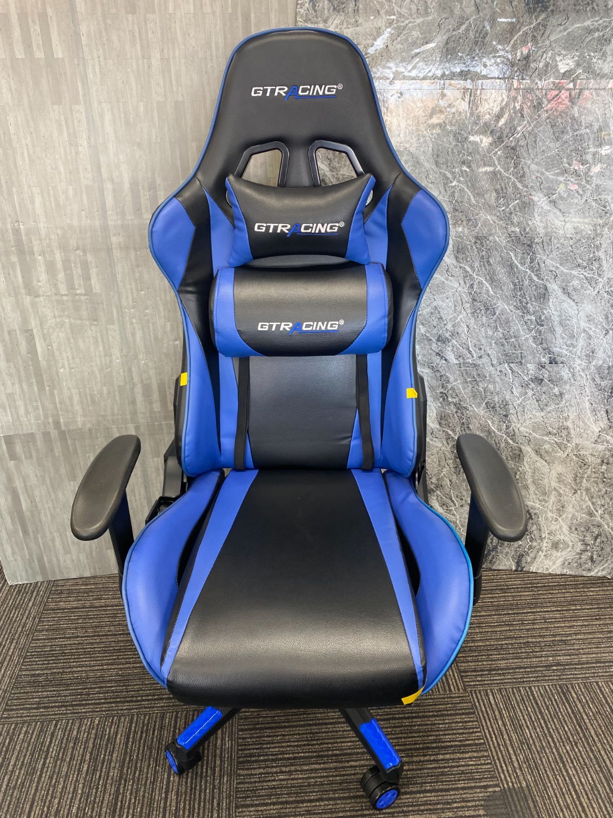 引取り GTRCING ゲーミングチェア GT002F BLUE Y0908