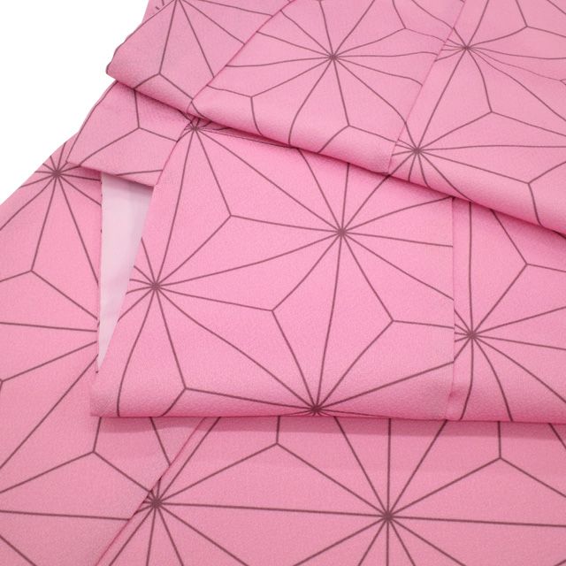 七五三、十歳のお祝いに★アンティーク　折り鶴に麻の葉、花模様着物セット 中古】 七五三 7歳 女の子 着物 フルセット リサイクル お祝い