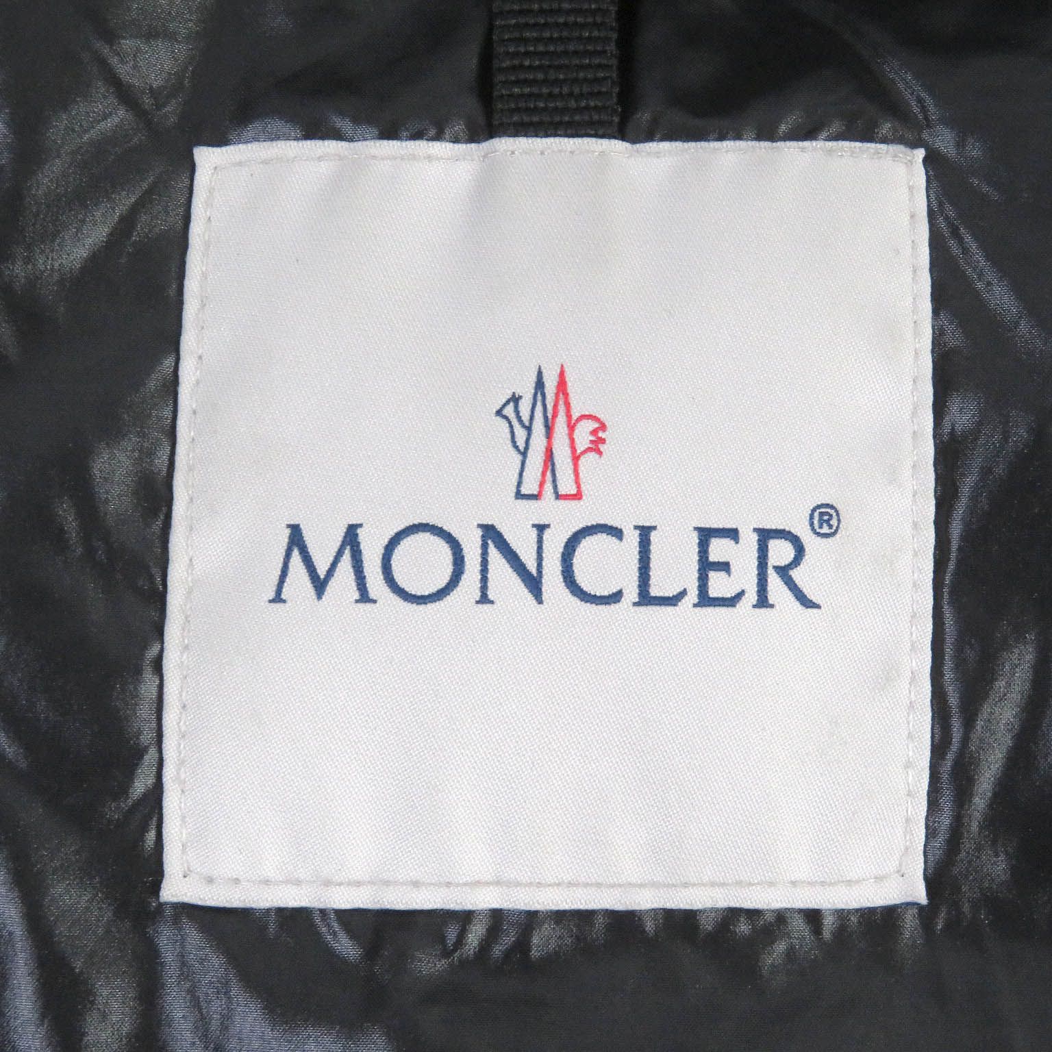 美品□MONCLER モンクレール 19-20AW MONTCLA モンクラ フードロゴ刺繍 WZIP ロゴワッペン ダウンジャケット ブラック 1 ブルガリア製 正規品 メンズ