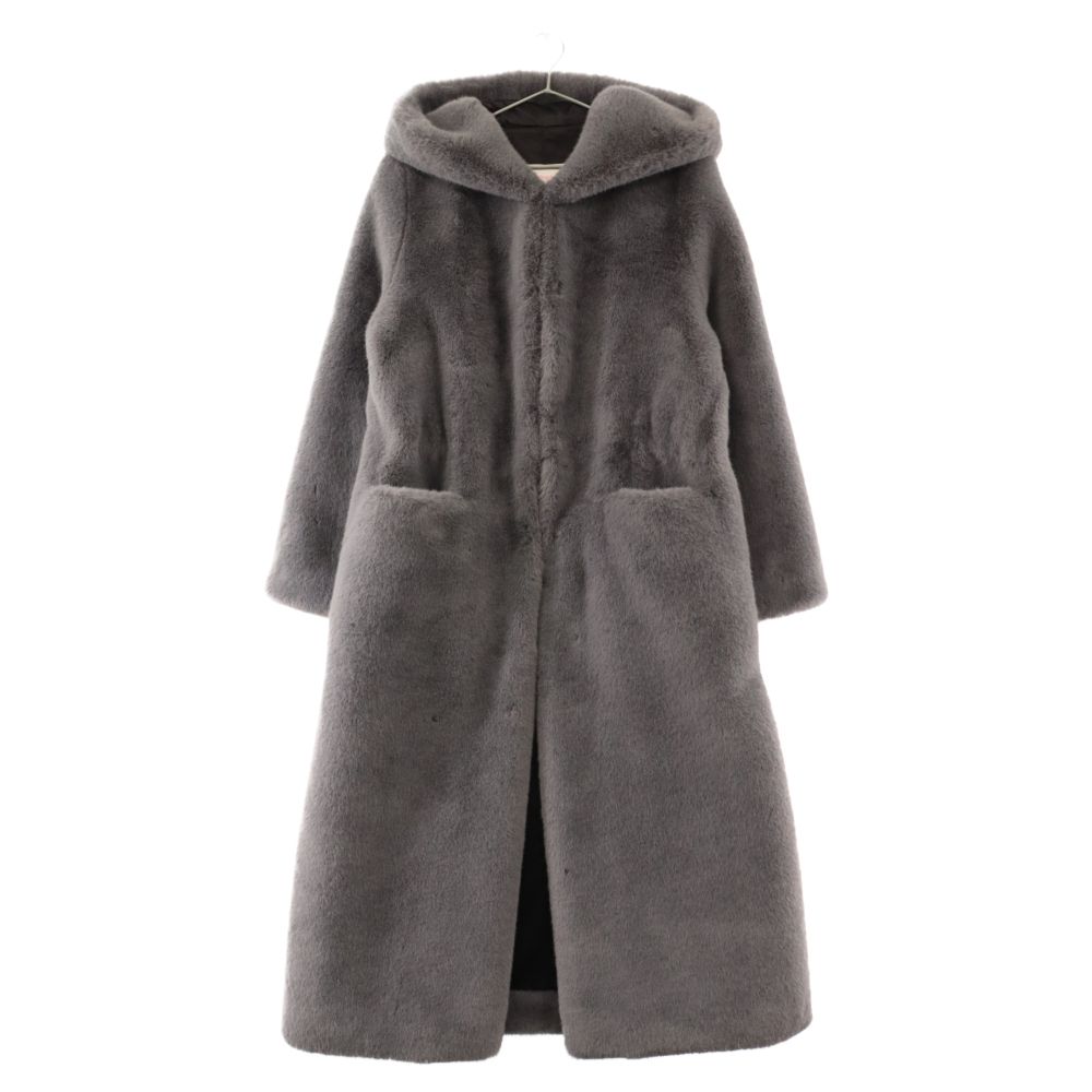 LEMONPLET (レモンプレット) フード付き エコファー ロング コート