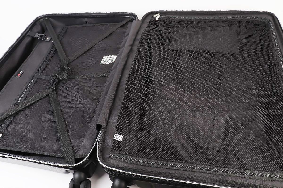 展示品 ACE EXACT スーツケース 75~89L ネイビー TSAロック エース イグザクト ハードボディスーツケース 75-89リットル