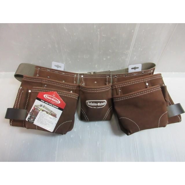マクガイア ニコルス McGuire 494 スエード 腰袋 釘袋 12ポケ V 473933 ツール ポーチ 職人 建築 建設 大工 造作 立て方 新ロゴ版