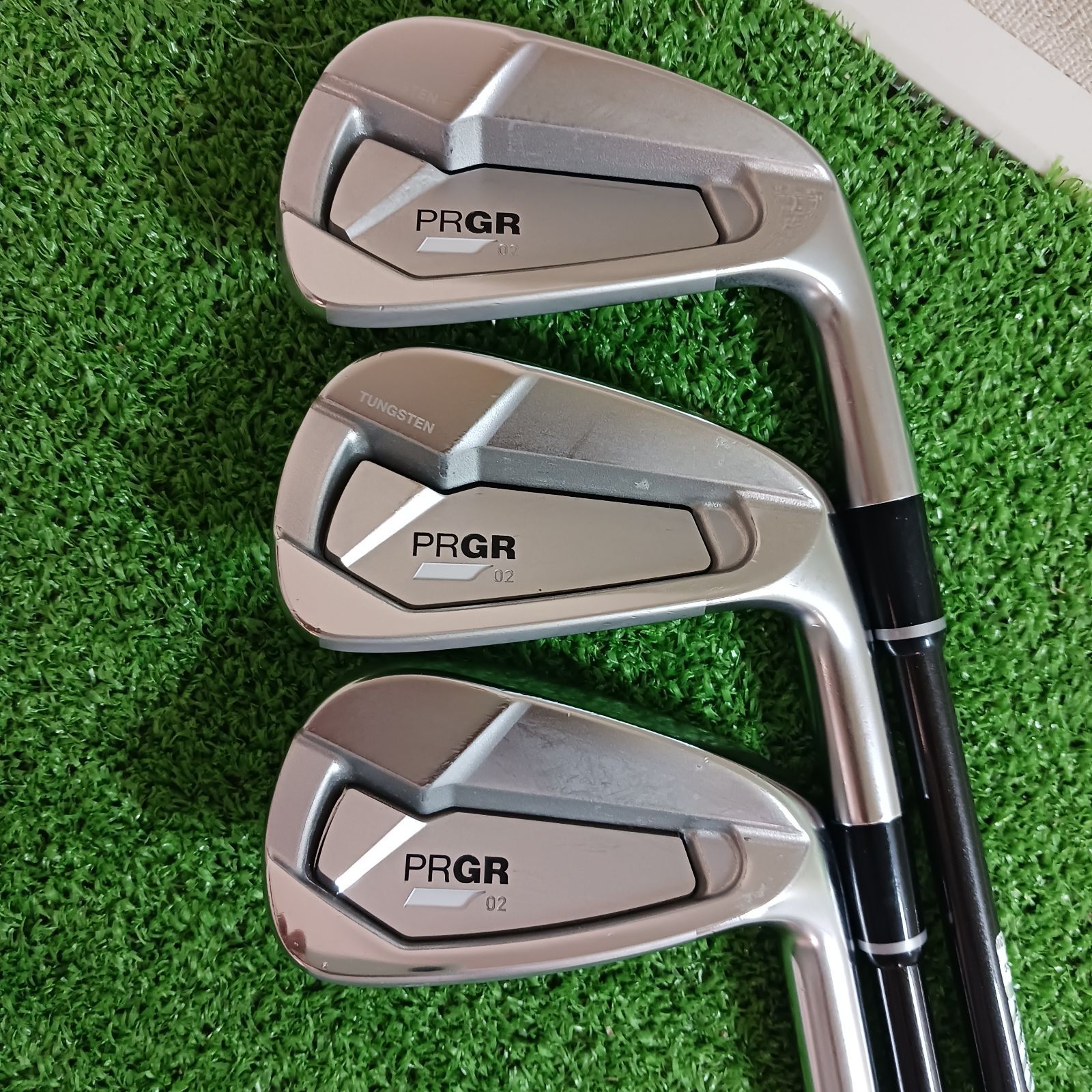 【美品】プロギア02アイアン(2023) 5本セット 2023 プロギア 02 アイアン 5本セット【1540】 PRGR 2023 プロギア 02