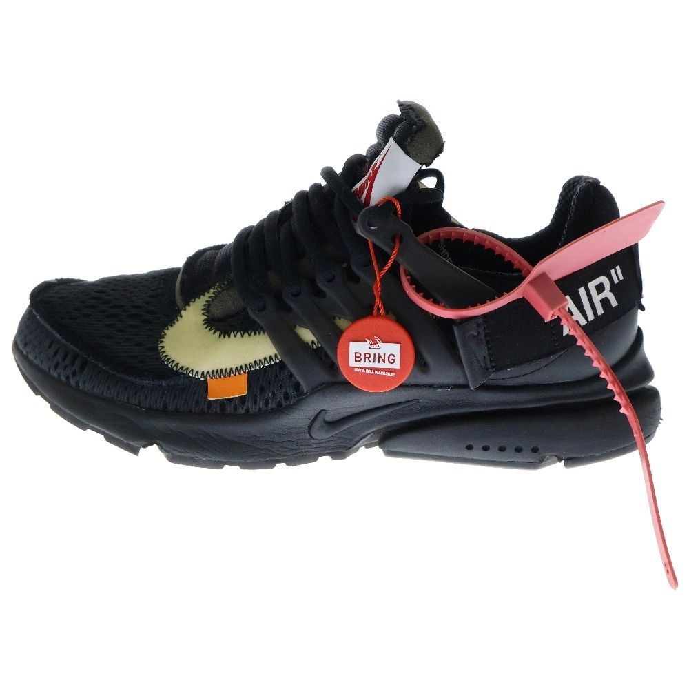 NIKE ナイキ ×OFF-WHITE AIR PRESTO AA3830-002 オフホワイト エアプレスト ローカットスニーカー ブラック US9|27.0cm