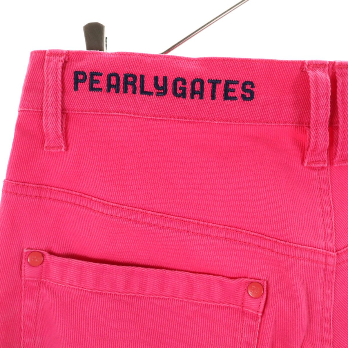 未使用 パーリーゲイツ メンズ ストレッチドビー パンツ 3 ピンク PEARLY GATES パーリーゲイツ ゴルフ パンツ 3 ピンク メンズ