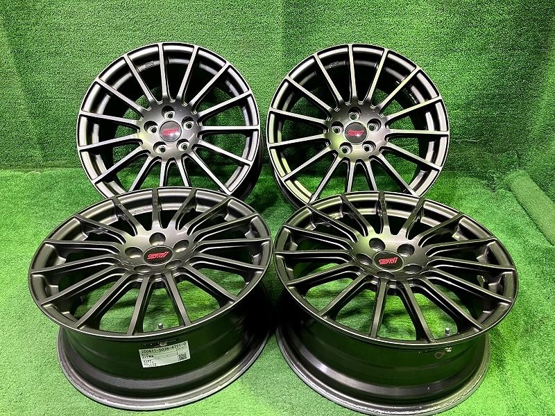 1円～！美品☆スバル フォレスター SJ5 純正17インチ 7J PCD100 +48 4本セット ENKEI製♪ 『フォレスター』 純正 SH5 17インチ鋳造アルミホイール 1本