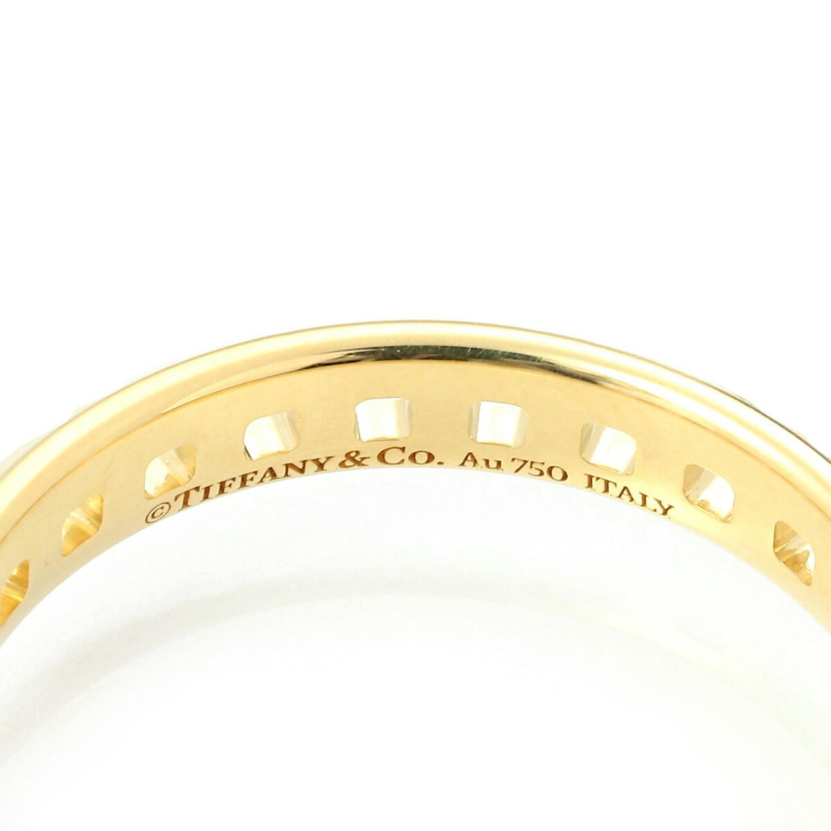 Tiffany & Co. ティファニー K18RGトゥルーナローリング 14号 TIFFANY&Co. ティファニー リターン トゥ ナローリング 指輪