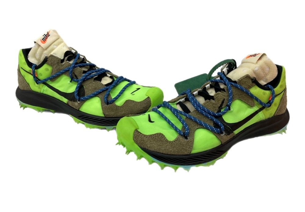 ナイキ NIKE 19年製 × OFF WHITE オフホワイト WMNS ZOOM TERRA KIGER 5 ELECTRIC GREEN ズーム テラ カイガー シューズ 緑 メンズ靴 スニーカー グリーン 26.5cm 104S-828