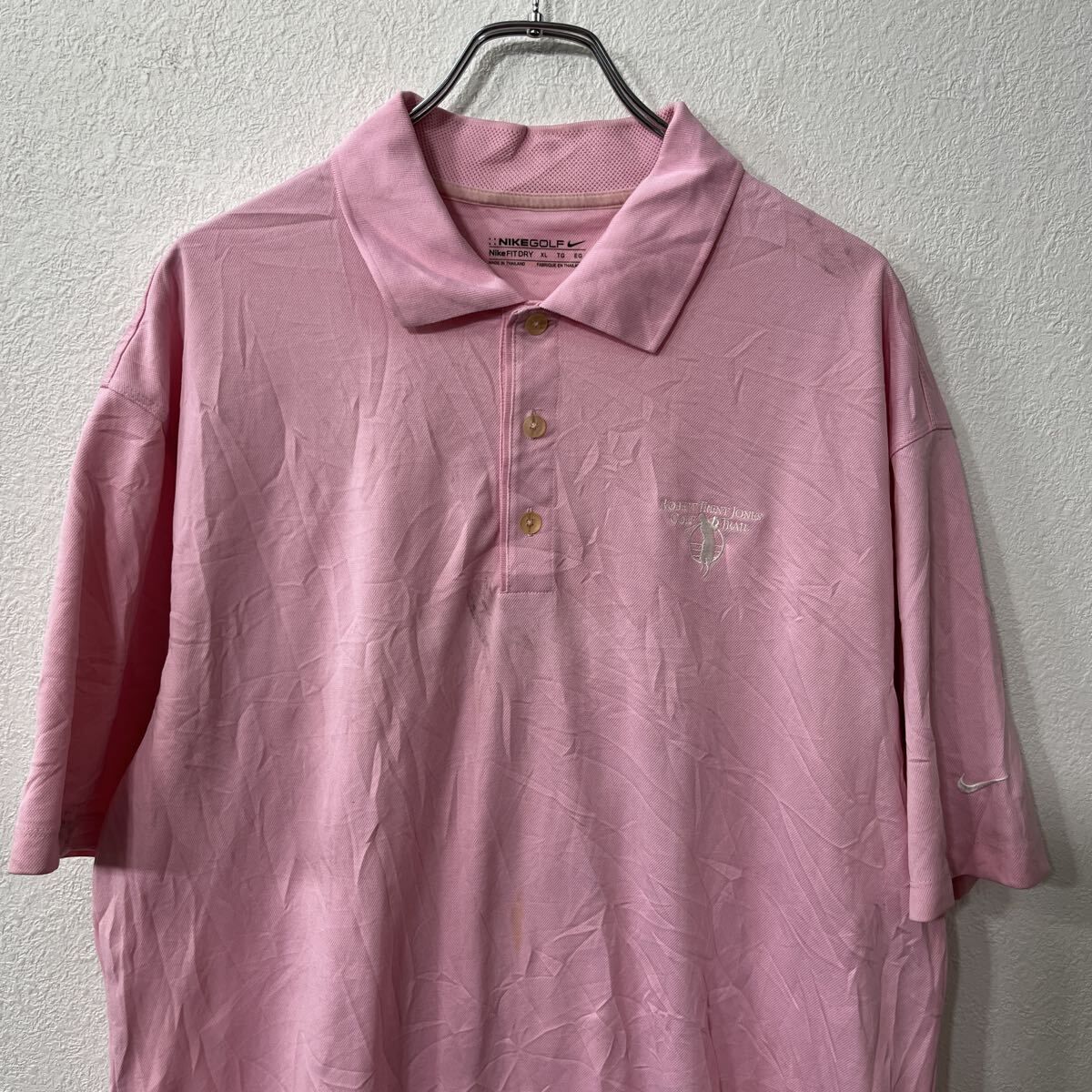 NIKE GOLF メンズポロシャツ XL ピンク NIKE GOLF 半袖 ポロシャツ XL ピンク ナイキゴルフ スポーツ