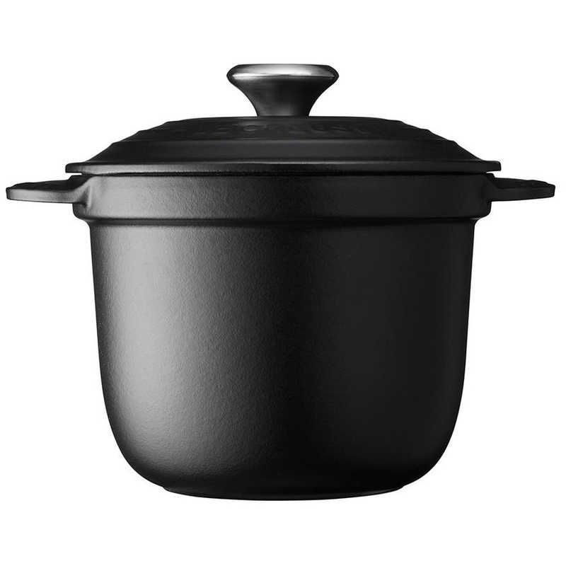 送料無料 ♥ 未開梱 LECREUSET ココット エブリィ 18 マットブラック 21110180000460