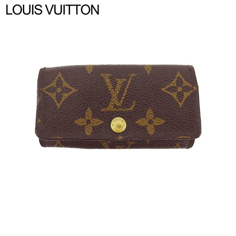 美品　LOUIS VUITTON キーケース　ミュルティクレ4 モノグラム o20 ミュルティクレ4 モノグラム ルイヴィトン キーケース