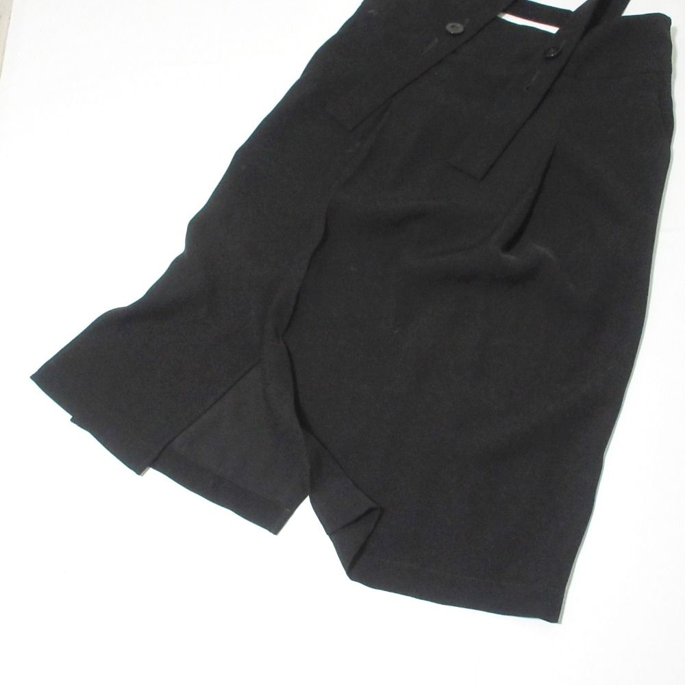 美品 21AW ENFOLD エンフォルド ミリオーネストレートサロペット  